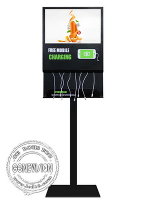 Commercial 21.5in Phone Charging LCD Digital Signage