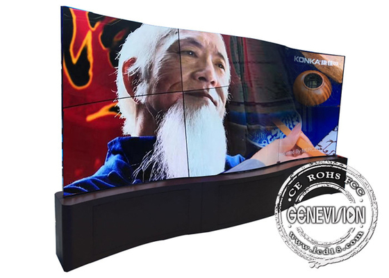 China LG 55&quot; Self Backlight Double Sided Flexible Curved OLED Video Wall supplier