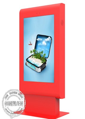 FCC 55in PCAP Foil Touch Screen Kiosk For Outdoor Advertising