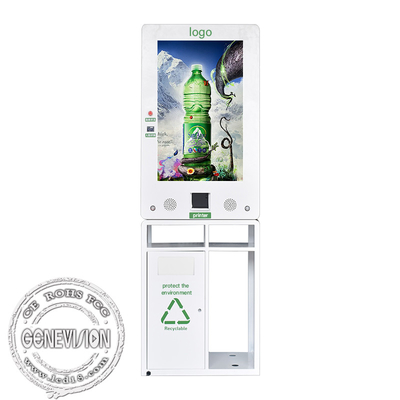 IP65 Outdoor Electronic Signage 220V With Rubbish Cabinet