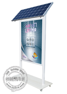 Double Side LED Light Box Outdoor Advertising Display Kiosk With Battery