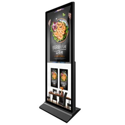 75 Inch Full Screen Touch Screen Kiosk Digital Signage Totem 3840*1440