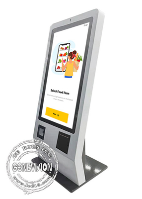 23.6 Inch Self Service Touch Screen Payment Kiosk For Mc And KFC Ordering