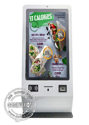Desktop Restaurant Touch Screen Kiosk Self Service CE Certified
