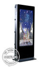 Standing Android 65 Inch Tft Lcd Monitor Digital Signage Video In Malls , Metal Case