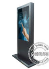 Touch Screen 42" LCD Advertising Player for Supermarket , Free Standing