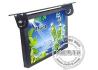 22 inch Ceiling Mount Auto Play LCD Video Bus Digital Signage TV Screen Monitors Flip Down Loop Video Display
