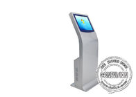 Printer Interactive Touch Screen Kiosk Digital Signage Podium Support Receipt Printing