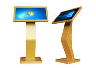 Golden Color shopping mall kiosk touch screen Kiosk monitor advertising , MAD -215T-P