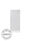 55 Inch Touch Screen Kiosk Remote Managing , White Android Touch Standee