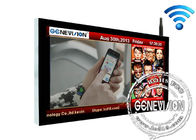65 Inch TFT Wall Mounted Digital Signage Wifi , LCD Advertising Display Screen