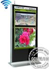 65inch big LCD kiosk digital signage with 4G, Android remote control advertising stand with WIFI