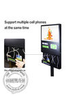 21.5 Inch LCD Wifi Digital Signage Kiosk Support Android And Iphone Charging