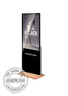 43 Inch Android Floor Stand Wifi Digital Signage Lcd Monitor Display With Logo Printing , Black