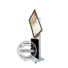 LCD Rotation IR Touch Screen Digital Signage Totem Advertising Player 65'' For Restaurant