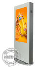 Aluminum Profiles Outdoor Digital Signage Kiosk Advertising Display 49 Inch 500cd/m2