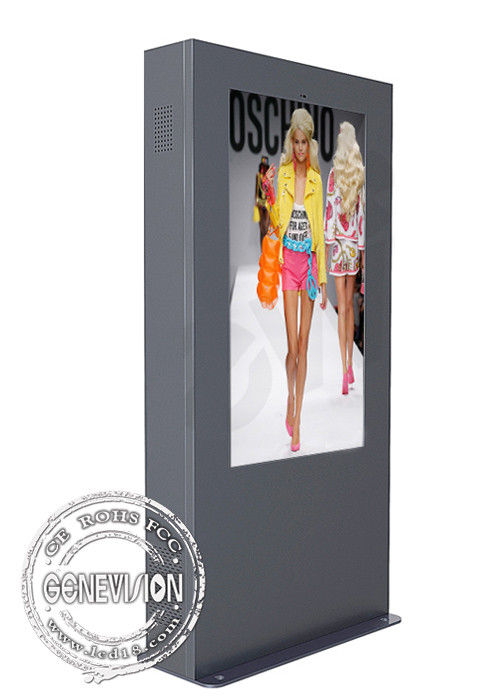 Large High Brightness Retail Stand Alone Digital Signage Advertising Wide View Angle