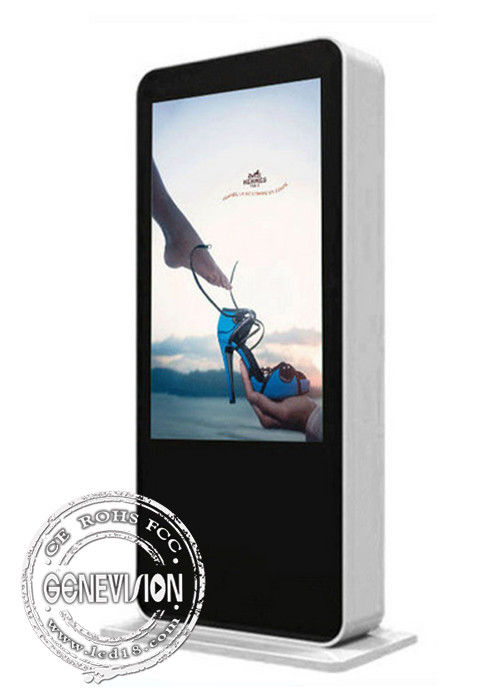 Outdoor Floorstanding waterproof 3G Wifi  Lcd Advertising Player Digital Signage