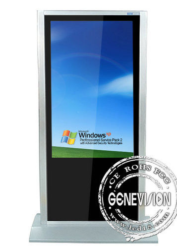 55 Inch 178°/ 176°Interactive Touch Screen Kiosk , 4GB Kingston RAM