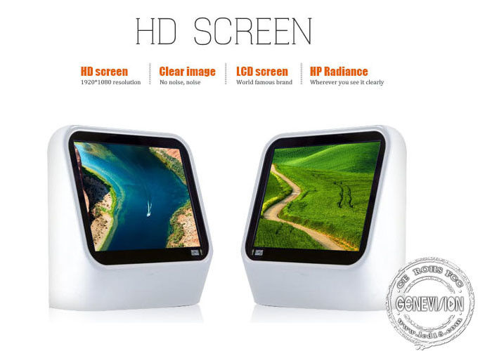 15 Inch Wall Mount LCD Display advertising / dynamic video toilet screen signage