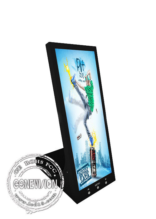 Stretched Bar Lcd Advertising Screen , Usb Kiosk Digital Signage Media Player / Video Player