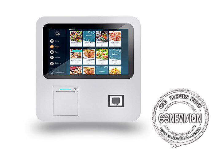 15.6 Inch Wall Mount Automatic Ordering Bill Touch Screen Payment ...