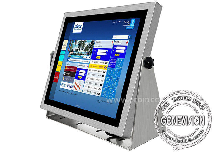 17 inch Stainless Steel IP68 Wall Mount Table Standing Touch Screen ...