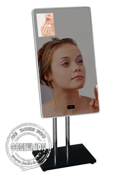 300Cd / M2 Advertising Kiosk Digital Signage Mirror / 13.3 Lcd Magic Mirror Display