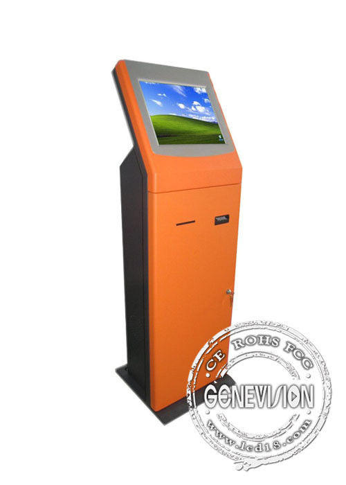 LCD touchscreen kiosk 19'' , interactive free standing kiosk