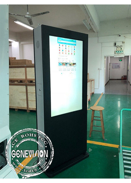 Temperature Control Anti-Glare Advertising LCD Digital Signage Touch Screen Kiosk Monitor With  Input