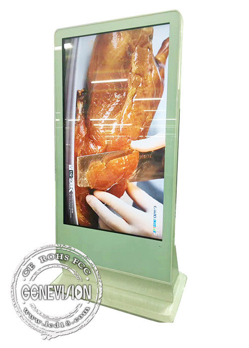 65inch Touch Computer Kiosk Wifi Digital Signage Floor Standing Touch Monitor with  in, Media Player Box Inbuilt
