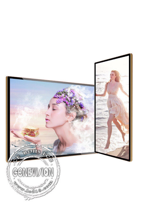 Indoor Ultra Thin Wall Mount LCD Screen 1920*1080 FHD 32 Inch High Contrast