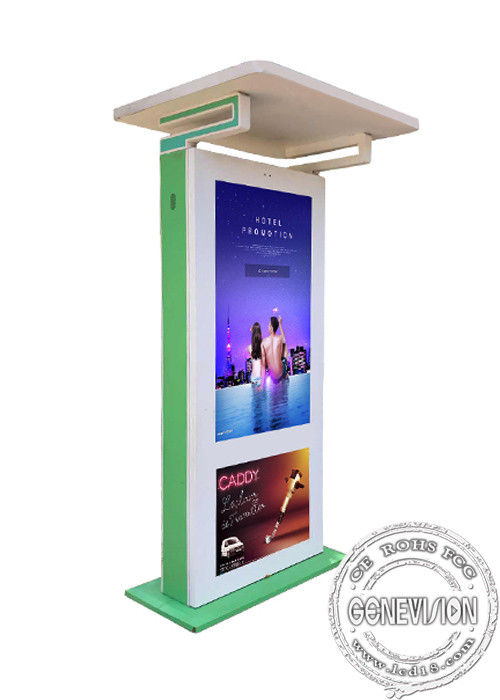 55 inch Promotional Android Outdoor Digital Signage Floor Standing Waterproof Outdoor Touch Screen LCD Interactive Kiosk