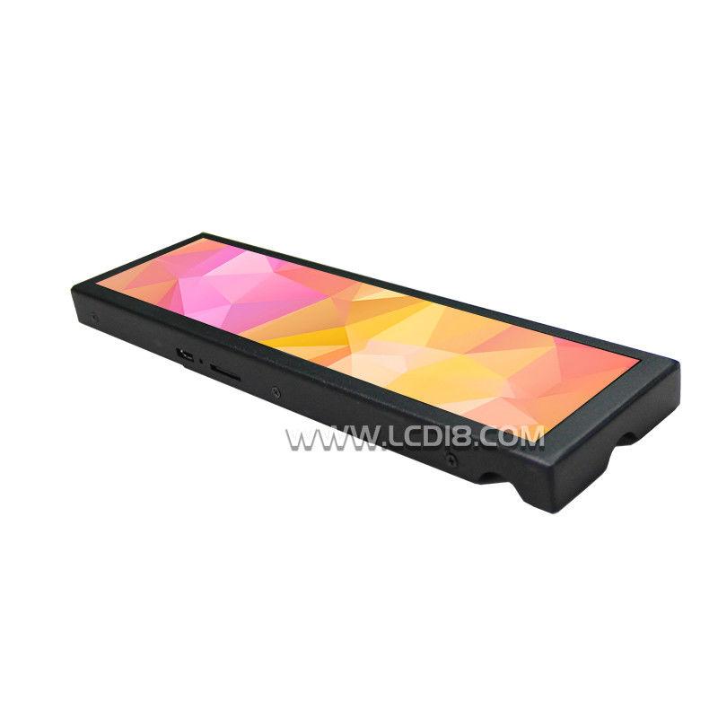 Android Lcd Display 8.8 Inch Stretched Lcd Display With Android System For Supermarket