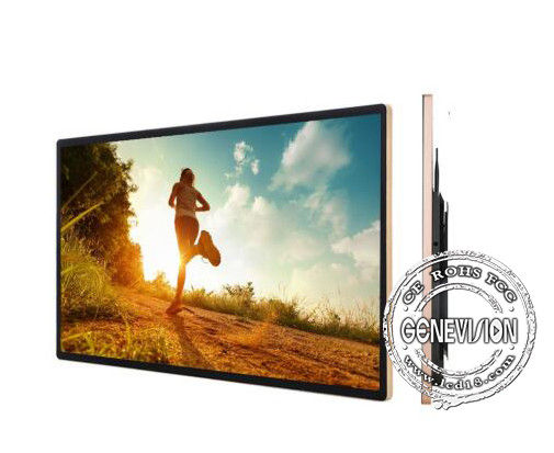 Full HD Wall Mount LCD Display Digital Signage 43 Inch Back Support Display TV