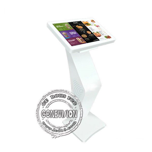 Capacitive Touch Screen Android Digital Signage 21.5'' With Floor Standing Base