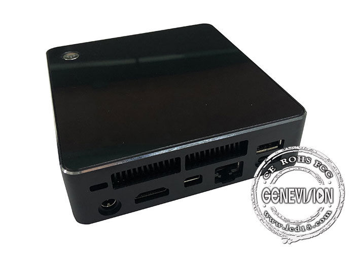 8th Generation i7 CPU Small PC Media Player Box Ultra Thin 3cm Thickness With  Input / USB3.0