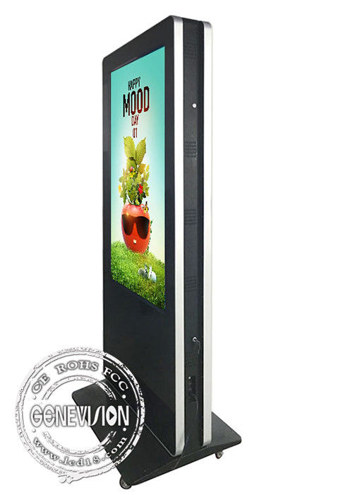 75&quot; 85&quot; Movable Double Sided Sync Displaying WiFi Digital Signage