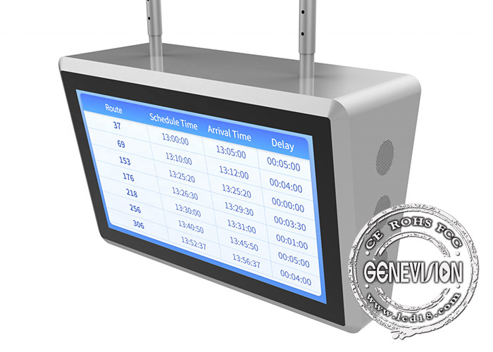 43&quot; Ceiling Mounted Double Sided WiFi Digital Signage For Bus Station