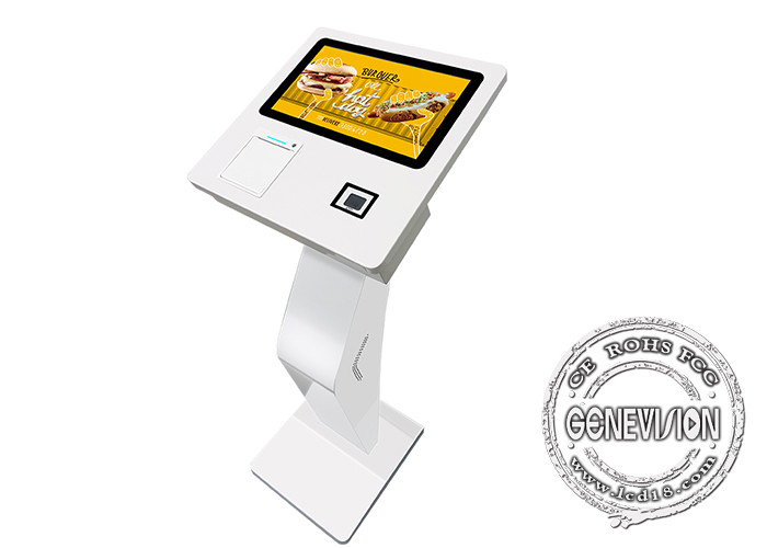 15.6" Digital Signage Self Service Bill Payment Kiosk Floor Stand Touch Screen Chain Store Restaurant Machine