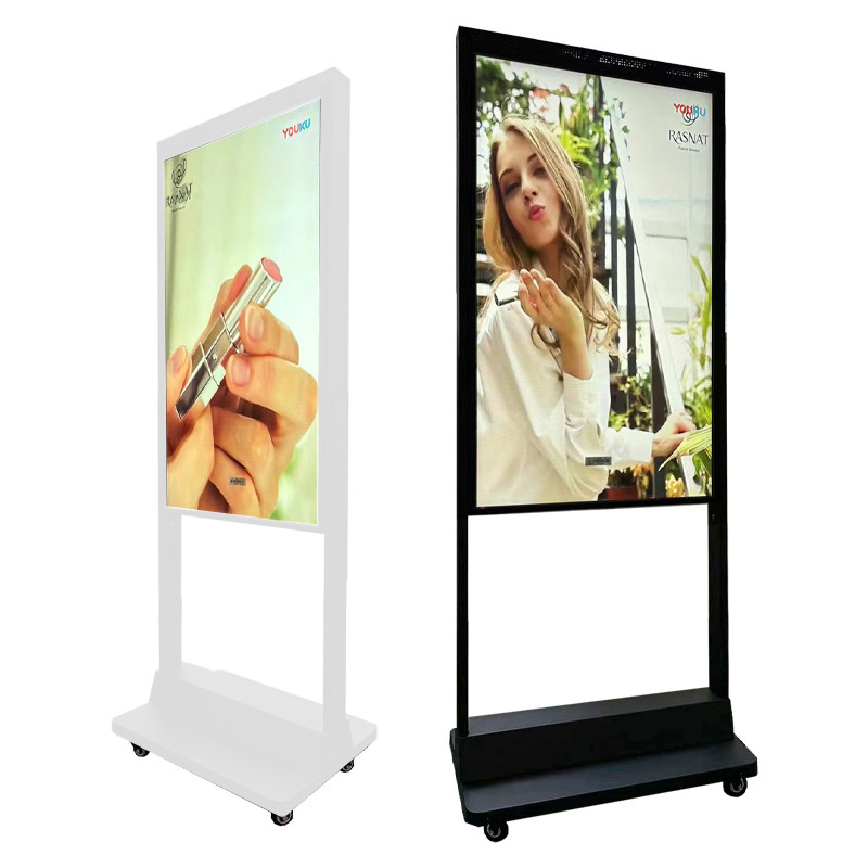 49" Shop Window Digital Signage Kiosk Double Sided 2500nits And 700nits High Brightness