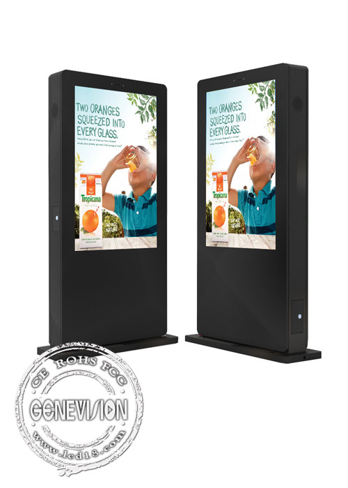 Outdoor Advertising Display Waterproof Outdoor Digital Signage 46 Inch Glass Panel With Android System