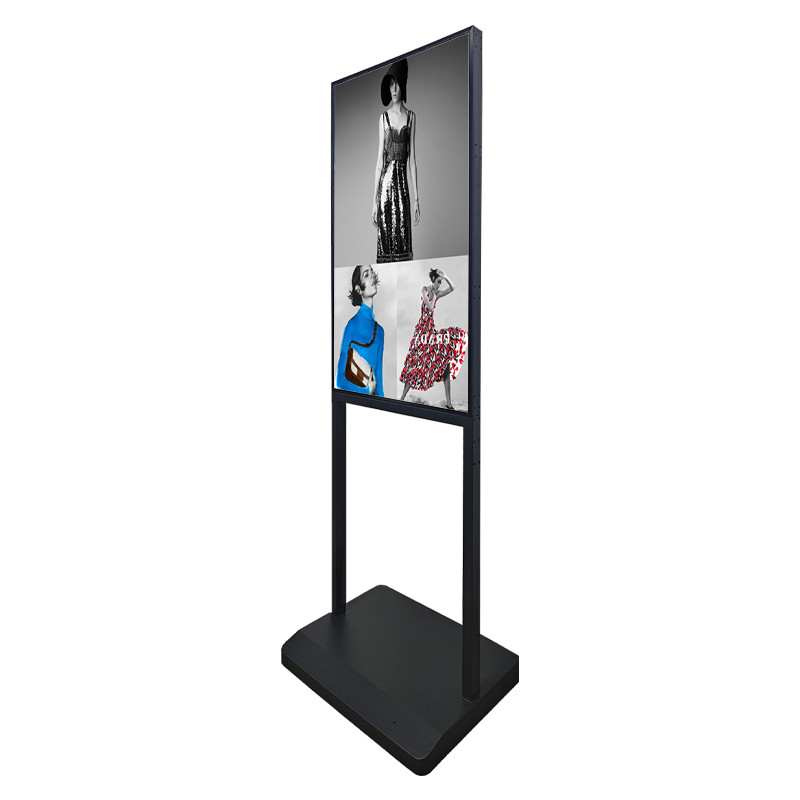 Slim Frame 43" 49"55" 1080P Advertising Kiosk LCD Digital Signage with Non-Touch Screen