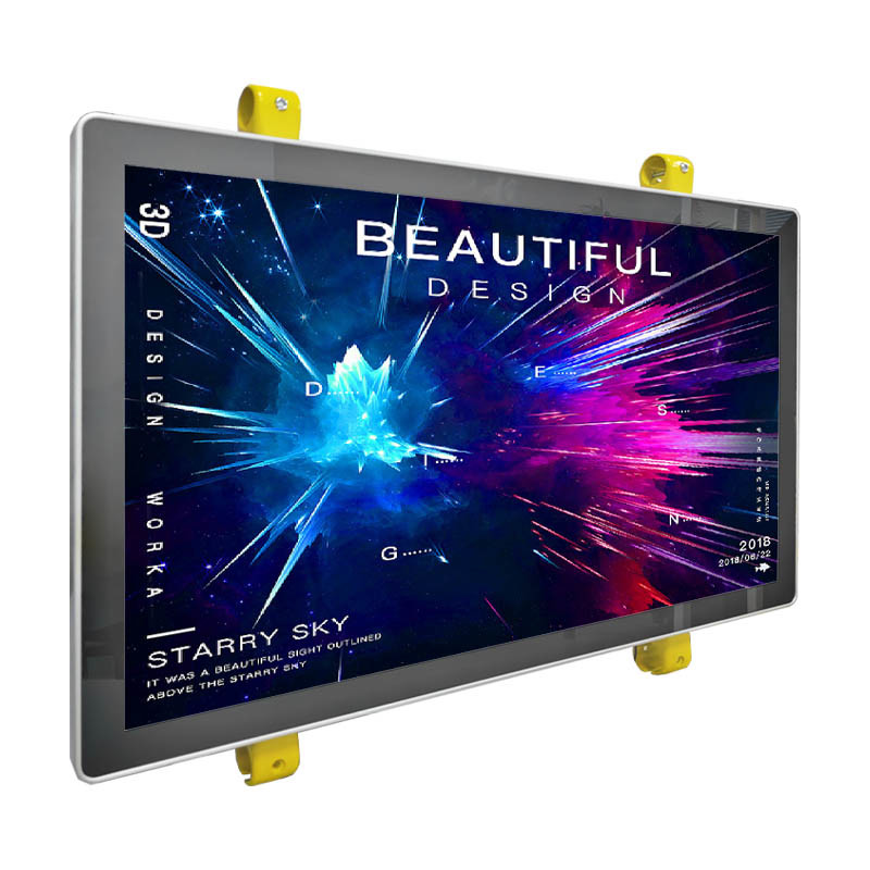 32" Android LTE 4G Wifi Bus Handrail Mounted Digital Signage Display