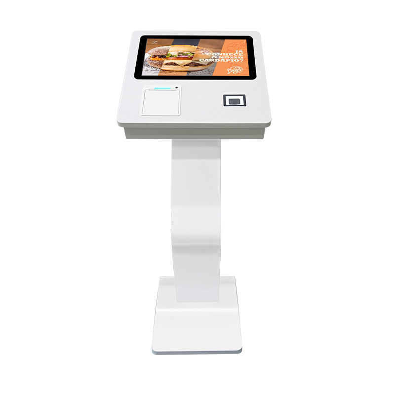 15.6 Inch floor stand capacitive touch screen self service payment kiosk