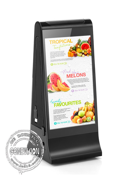 Android 8.1 Coffee Table Double Sided Touch Screen WiFi Digital Signage