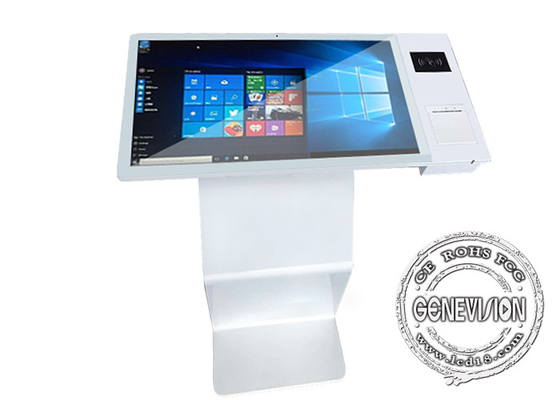 Thermal Printer QR Code Scanner Touch Screen Kiosk Podium 43
