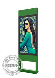High Brightness Exterior Digital Signage Outdoor Displays Super Slim Water Proof