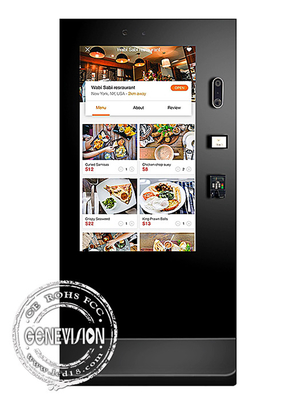 POS Terminal Google Doorbell Inbuilt 55 Inch Touch Screen Outdoor Payment Kiosk with QR Code Scanner