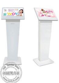 Multi Touch Screen Kiosk Media Player , Floor Standing Touch Display
